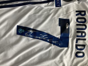 Ronaldo Real Madrid #7 Football Shirt Original signed Beckett authenticated for sale on Ebay