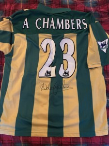 West Bromwich Albion 2002/03 Away Shirt A. CHAMBERS #23 Signed WBA Adult 50/52 for sale on Ebay
