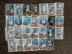 27 Signed Manchester City Football Match Attax Cards (End Of Season Sale) for sale on Ebay