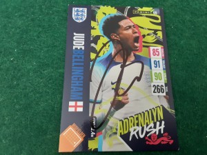 JUDE BELLINGHAM  - ENGLAND Hand Signed EURO 24 Football Trading Card  for sale on Ebay