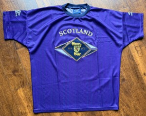Scotland Umbro Retro Football Shirt Purple SFA 1873 Vintage Style Mens Medium M for sale on Ebay
