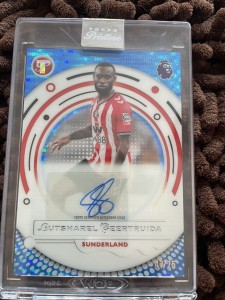 Topps Pristine Premier League 2026. Lutsharel Geertruida, Sunderland. Auto To 75 for sale on Ebay
