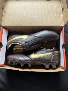 Ronaldinho Nike Tiempos Collab Brown Football Boots Size UK 9 Boxed for sale on Ebay