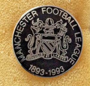 Manchester Football League Centenary Badge for sale on Ebay