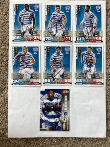 7 Hand signed Trade cards of Queens Park Rangers footballers. for sale on Ebay