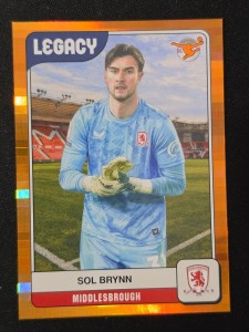 2025/26 Panini Football EFL - Sol Brynn Middlesbrough Legacy /75 Orange Veloci for sale on Ebay