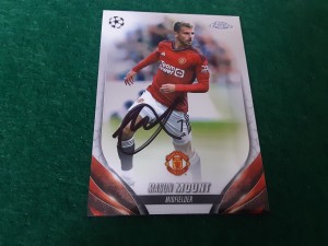 MANCHESTER UNITED - MASON MOUNT SIGNED Topps Chrome Football Trading Card  for sale on Ebay