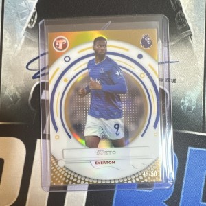 Topps Premier League Everton Card Lot (2) - Beto #89, Tyler Dibling YM-10 for sale on Ebay