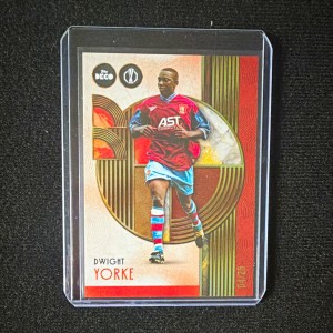 Topps 2025 Deco Legends Dwight Yorke Aston Villa Insert Sports Card 04/25 for sale on Ebay