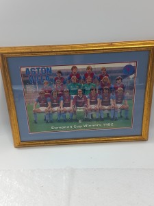 Aston Villa 1982 European Cup Winners Team Poster Framed for sale on Ebay