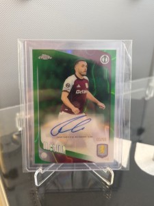 Topps Chrome UEFA 2025/26 John McGinn /99 Raywave Refractor Auto (Aston Villa) for sale on Ebay