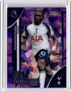 Mohamed Kudus /15 - Tottenham - 2026 Topps Sapphire Premier League  for sale on Ebay