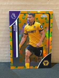 2026 Topps Premier League Chrome Pineapple Blast Andre Wolves for sale on Ebay