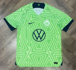Wolfsburg Nike 2022/2023 Home Shirt - Size Adult Large 21inch P2P for sale on Ebay