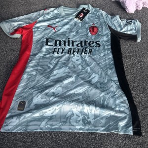 Brand New With Tags Puma AC Milan  Football T-shirt  Med for sale on Ebay