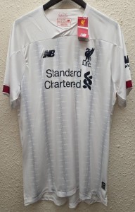 NWT New Balance White LIVERPOOL 2019/2020 Away Football Top Size XXL CG B51 for sale on Ebay