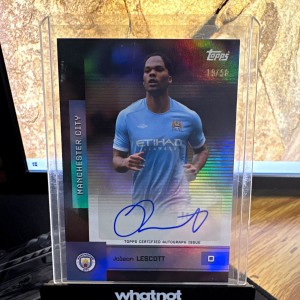 Topps Team Set Manchester City 2025/26 Joleon Lescott Autograph BA-JL 19/50 for sale on Ebay