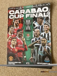 Manchester United v Newcastle United Carabao Cup Final 2022-2023 for sale on Ebay