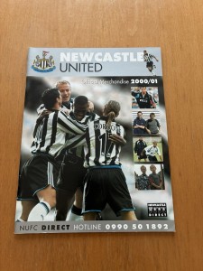 Newcastle United Official Merchandise Catalogue Brochure  2000/01 Football NUFC for sale on Ebay