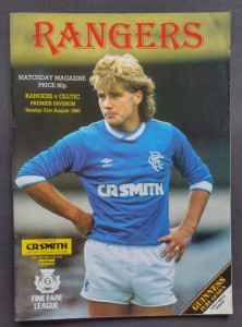 RANGERS v CELTIC Aug 31 1986 for sale on Ebay