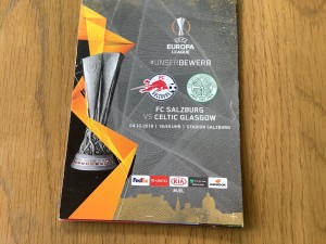 FC Salzburg v Celtic October 2018 for sale on Ebay