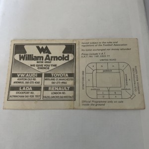 Original Ticket   for sale on Ebay