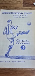 Huddersfield Town Vs West Brom Programme 1951 for sale on Ebay