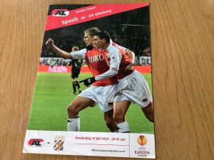 AZ Alkmaar v IFK Goteborg July 2010 for sale on Ebay