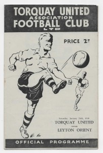 1947/48 Division 3 South - TORQUAY UNITED v. LEYTON ORIENT for sale on Ebay