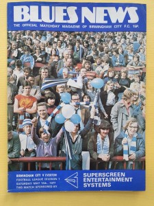 14/5/1977 Birmingham City v Everton Football Programme; Division 1 for sale on Ebay