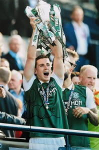 Paul Hanlon signed 12x8