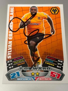 Sylvan Ebanks-Blake (Wolves) Hand Signed 2011-2012 Match Attax Card Rare ! for sale on Ebay