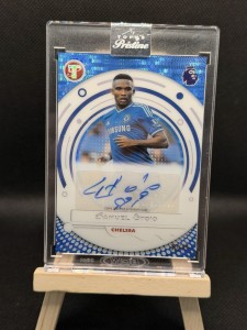 Topps Pristine Samuel Eto’o Chelsea Autograph Signed 10/75 for sale on Ebay