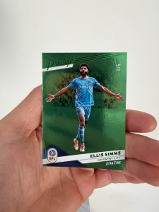 Panini Football EFL Prestige Ellis Simms /5 Green Coventry City 2026 for sale on Ebay