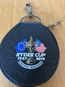Ryder Cup 2010 Celtic Manor Golf Zipped Case / Tees-Ball Marker Etc. for sale on Ebay