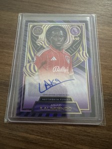 25/26 Topps Gold Premier League Arnaud Kalimuendo Auto 14/50 - Nottingham Forest for sale on Ebay