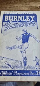 Burnley Vs Charlton 1947-48 Season Programme for sale on Ebay