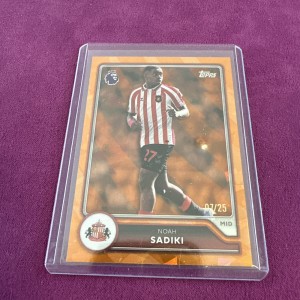 Topps PL Flagship 2026/2027 - Noah Sadiki 07/25 Sunderland  for sale on Ebay