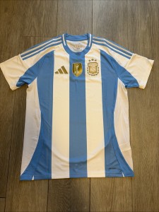 Argentina 2022 World Cup Winners Home Shirt Adidas FIFA Champions Adult Large for sale on Ebay