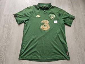 Mens New Balance Republic of Ireland Home football shirt 19/20 Size L for sale on Ebay