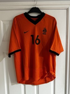 Netherlands 2000/02 Home Football Shirt 'Davids 16'  for sale on Ebay