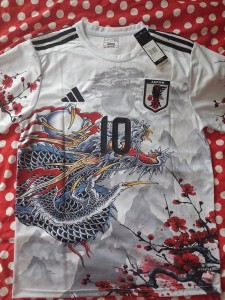 Japan Football Training Shirt 2026 Large Adidas No 10 Minamino. BNWT Dragon for sale on Ebay