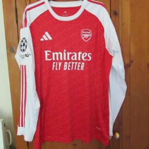 Arsenal Gyokeres 14 long sleeve Adidas Football shirt 03/25 size 2xl for sale on Ebay