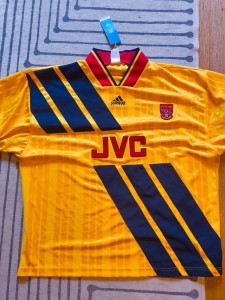 ARSENAL 1993-1994 ADIDAS AWAY Shirt XL Chest 44-46