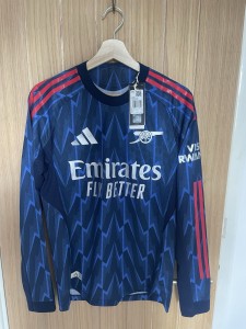 Arsenal 2025 Away Long Sleeve Authentic Shirt Size Small for sale on Ebay