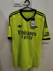 Arsenal Adidas kitroom 2024/25 Goalkeeper Jersey for sale on Ebay