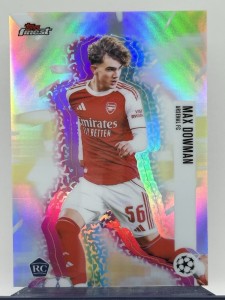 Max Dowman RC Hologlow Variation #56 2025-26 Topps Finest Premier League Arsenal for sale on Ebay
