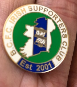 RARE BIRMINGHAM CITY BCFC IRISH SUPPORTERS CLUB EST.2001  ENAMEL PIN BADGE for sale on Ebay