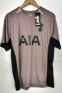 NEW Tottenham Hotspur Spurs Training Shirt XL Football Jersey Grey Black CG H14 for sale on Ebay