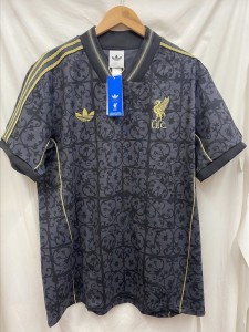 Men's BNWT ADIDAS Liverpool FC Black Gold 25/26 Jersey T-Shirt Size UK L CG G15 for sale on Ebay